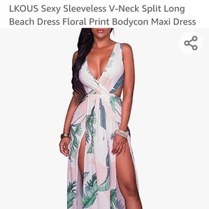 Amazon, XL, Flower Print Dress